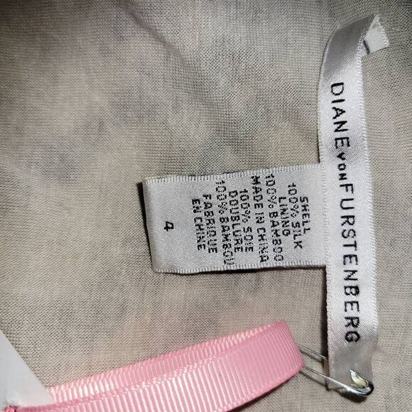 * * DVF SILK RUFFLE animal print tank top - Picture 8 of 8